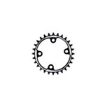 Zupčanik prednji Sram XX1 28T 76 AL6 Grey