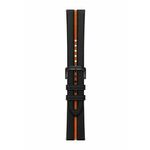 XIAOMI Watch sat remen Koža fekete/narancsárga
