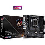 ASRock B650M PG Lightning matična ploča, Socket AM5, AMD B650, max. 256 GB, ATX/mATX, AGP
