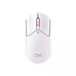 HP HyperX Pulsefire Haste 2 gaming miš, optički, bežični, 26000 dpi, 50G, bijeli/crni