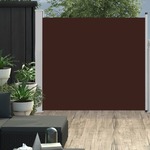 vidaXL Uvlačiva bočna tenda za terasu 170 x 300 cm smeđa