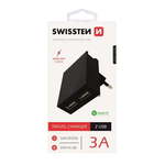 SWISSTEN pametni mrežni adapter, IC, CE 2x USB 3A napajanje, bijela + USB podatkovni kabel (22031000)