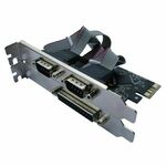 Asonic PCIE 2x ser. (RS232), 1x paralel port, + LP, N-PE-1P2S + LP