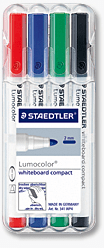Staedtler 341 WP4 Lumocolor whiteboard marker razvrstano (izbor boje nije moguć)