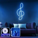 Opviq Dekorativna zidna led rasvjeta Music - Medium - Blue