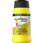 Daler Rowney System3 Akrilna boja 500 ml Fluorescent Yellow