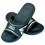 AQUA SPEED Unisex's Swimming Pool Shoes Dakota Navy Blue/White Pattern 10 plava