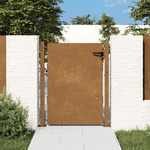 vidaXL Vrtna vrata 105 x 130 cm od čelika COR-TEN