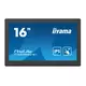 Iiyama ProLite T1624MSC-B1 monitor, IPS, 15.6", 16:9, 1920x1080, HDMI, USB, Touchscreen