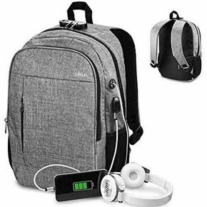 Ruksak za Prijenosnik i Tablet s USB Izlazom Subblim Mochila para Portátil Urban Lock Backpack 16" Grey