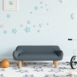 vidaXL Dječja sofa tamnosiva 70x40x24 cm tkanina