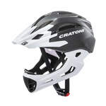 KACIGA FULLFACE CRATONI C-MANIAC BLACK-WHITE - M/L