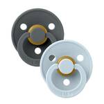 BIBS Colour dude (okrugle) - Iron/Baby Blue (vel.2)