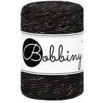 Bobbiny Macrame Cord 1,5 mm 100 m Golden Black Konac