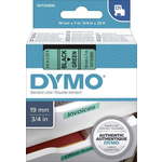 Dymo D1 traka, 19 mm x 7 m, crno / zelena