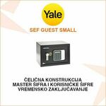 YALE SEF GUEST SMALL - TREZOR NA ŠIFRU ZA GOSTE YSG/200/DB2