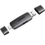 Čitač memorijskih kartica Ugreen 80191, SD/MicroSD, USB 3.0