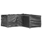 vidaXL Navlaka za kutnu vrtnu garnituru s 12 ušica 185 x 185 x 70 cm