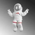 Wallity Dekorativni zidni pribor Peace Sign Astronaut - 2