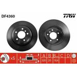 Kočni disk TRW DF4360