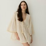 Reserved - LADIES` PONCHO - boja kože boja kože 100% PAMUK 111CP-02X