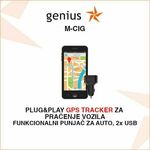 GPS TRACKER ZA PRAĆENJE VOZILA - PUNJAČ ZA AUTO M-CIG