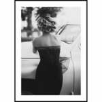 Plakat s okvirom 50x70 cm Parisian – Malerifabrikken