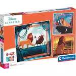 Supercolor slagalica 3x48 komada Kralj lavova - Clementoni
