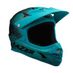 KACIGA FULLFACE LAZER PHOENIX+ MATTE BLACK-MINT DOTS - S