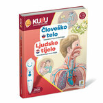 Interaktivna knjiga Kuku - Ljudsko tijelo (bez olovke)