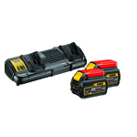 DEWALT XR FLEXVOLT dupli brzi punjač + 2 baterije DCB546 6,0 Ah