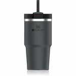Stanley Quencher H2.O FlowState™ Tumbler tumbler sa slamkom od nehrđajućeg čelika Black 2.0 590 ml