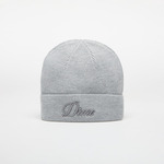 DIME Cursive Wool Fold Beanie Heather Gray Universal