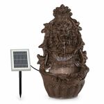 Blumfeldt Blumfeldt Löwenstein, zidna fontana, 2 W, solarna pumpa, materijal: poliresin, 4 bijele LED diode, kabel od 5 m