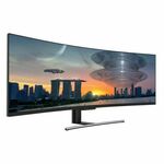 LC Power LC-M49-DFHD-144-C-Q monitor, VA, 49", 32:9, 3840x1080, 144Hz, HDMI, Display port