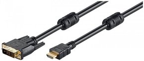 GOOBAY DVI-D HDMI transformator Crno 1.5m 51881