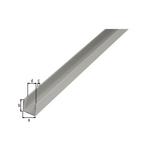 OPREMA ZA DOM PROFIL U SREBRNI ELOXIRANI 7487 2000X20X20mm