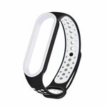 MI BAND 5 / MI BAND 6 ZAMJENSKA NARUKVICA DOTS CRNO-BIJELA