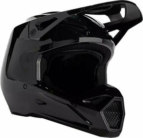FOX V1 Solid Helmet Black S Kaciga