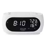Budzik ADLER AD 1186 white