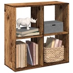 vidaXL Pregrada / regal za knjige boja drva 69,5x29x69,5 cm drveni