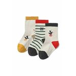 Dječje čarape Liewood Silas Socks 3-Pack 3-pack boja: bež, LW20014