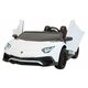 Licencirani auto na akumulator Lamborghini Aventador SV STRONG - dvosjed - bijeli