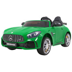 Licencirani auto na akumultor Mercedes Benz GT R 4 x 4 - zeleni/lakirani