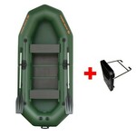 Čamac Kolibri K-290 T Profi Laminirana Podloga Zelena + Držač Motora