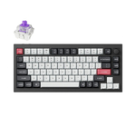 Keychron Q1 HE, mehanička tipkovnica, USB, bijela/crna