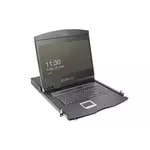 LCD konzola 19 inča KVM Touchpad US tipkovnica