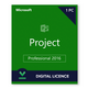 Microsoft Project Professional 2016 - Digitalna licenca