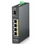 Zyxel RGS100-5P Neupravljano L2 Gigabit Ethernet (10/100/1000) Podrška za napajanje putem Etherneta (PoE) Crno