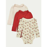 Gap Set od 3 bodija 600961 Šarena Regular Fit